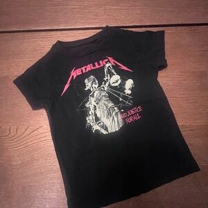 Metallica Kids Black Graphic Tee